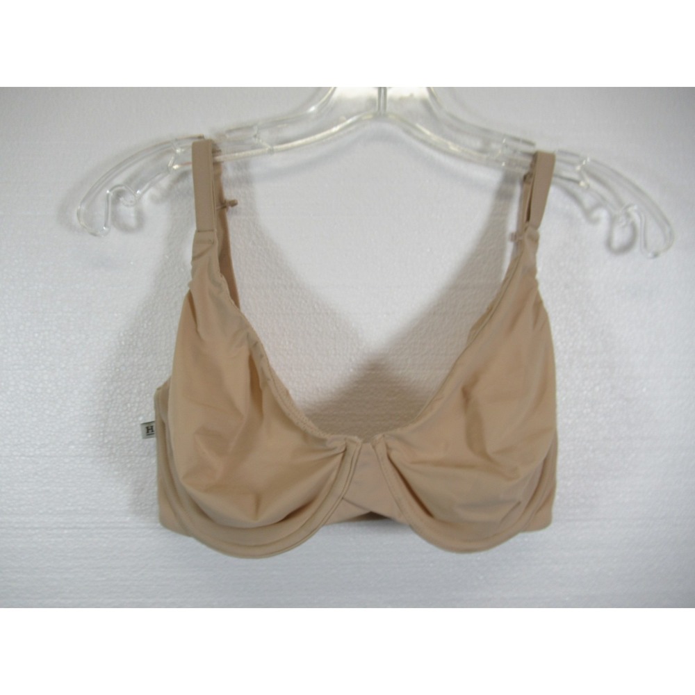 Harper Wilde Base Unlined Bra 32DDD/F Beige Underwire